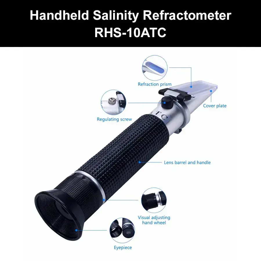Handheld Salt Refractometer RHS-10ATC - Image 3
