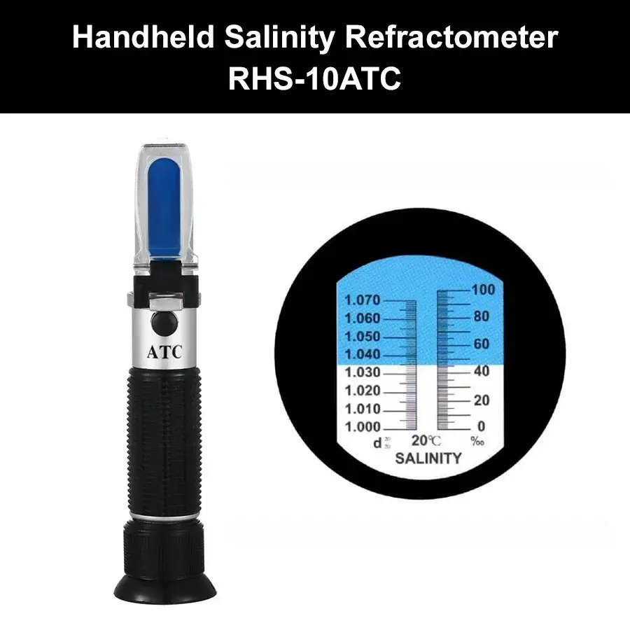 Handheld Salt Refractometer RHS-10ATC