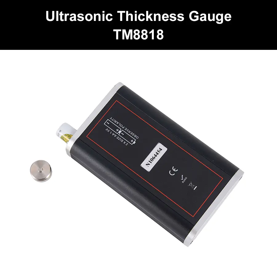 Ultrasonic Thickness Gauge with Hard Casing - TM8818 - Image 3