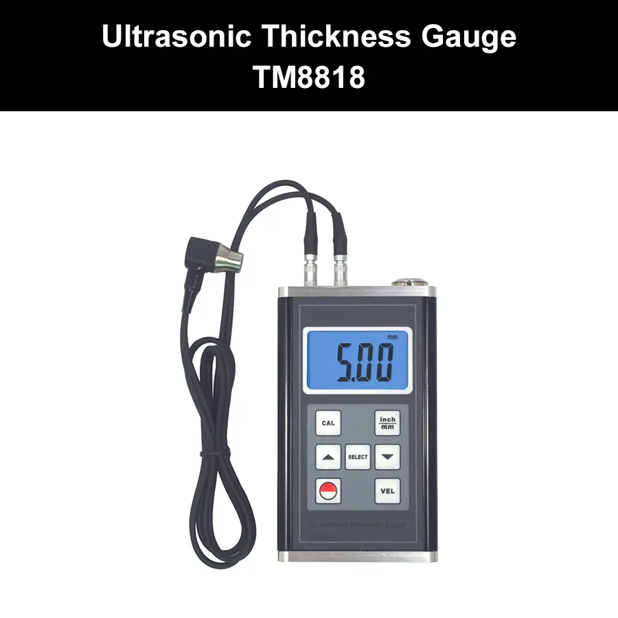 Ultrasonic Thickness Gauge with Hard Casing - TM8818 - Image 2