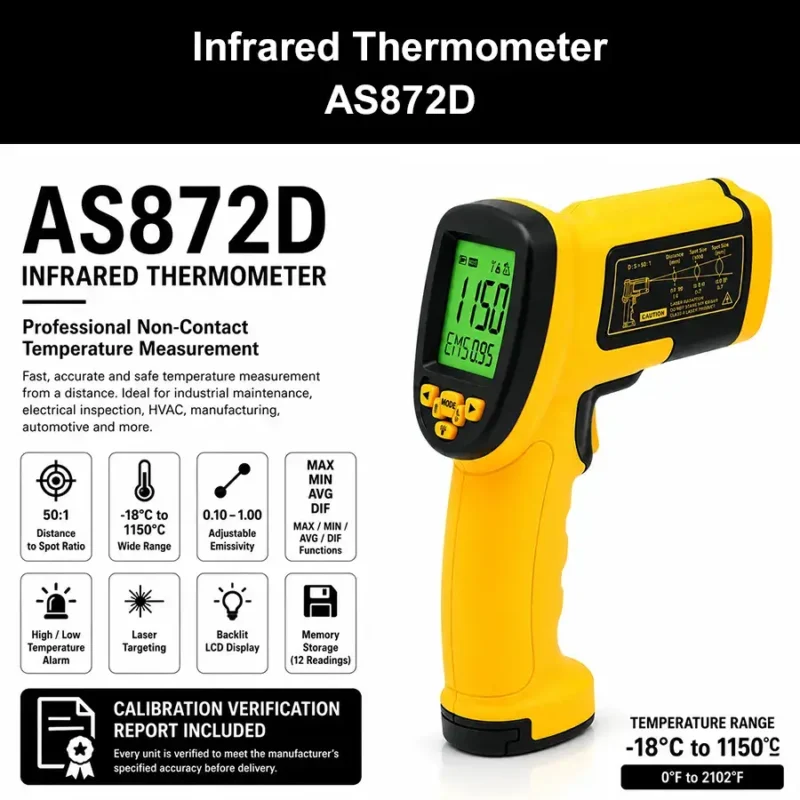 Infrared Thermometer AS872D